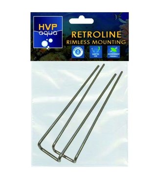 HVP aqua Rimless mounting brackets for RetroLINE