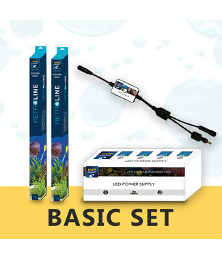 HVP aqua 60CM Aquarium LED set BASIC  für Süßwasseraquarien