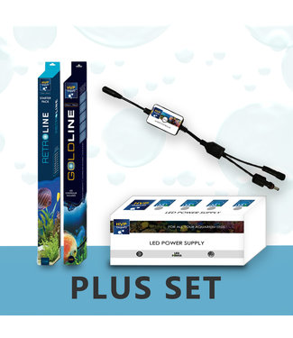 HVP aqua 60CM Aquarium LED set PLUS für Süßwasseraquarien