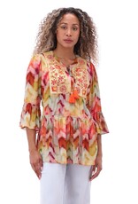 K-design 20 blouse K-design 3/4 mw boho met lovertjes A508 P932