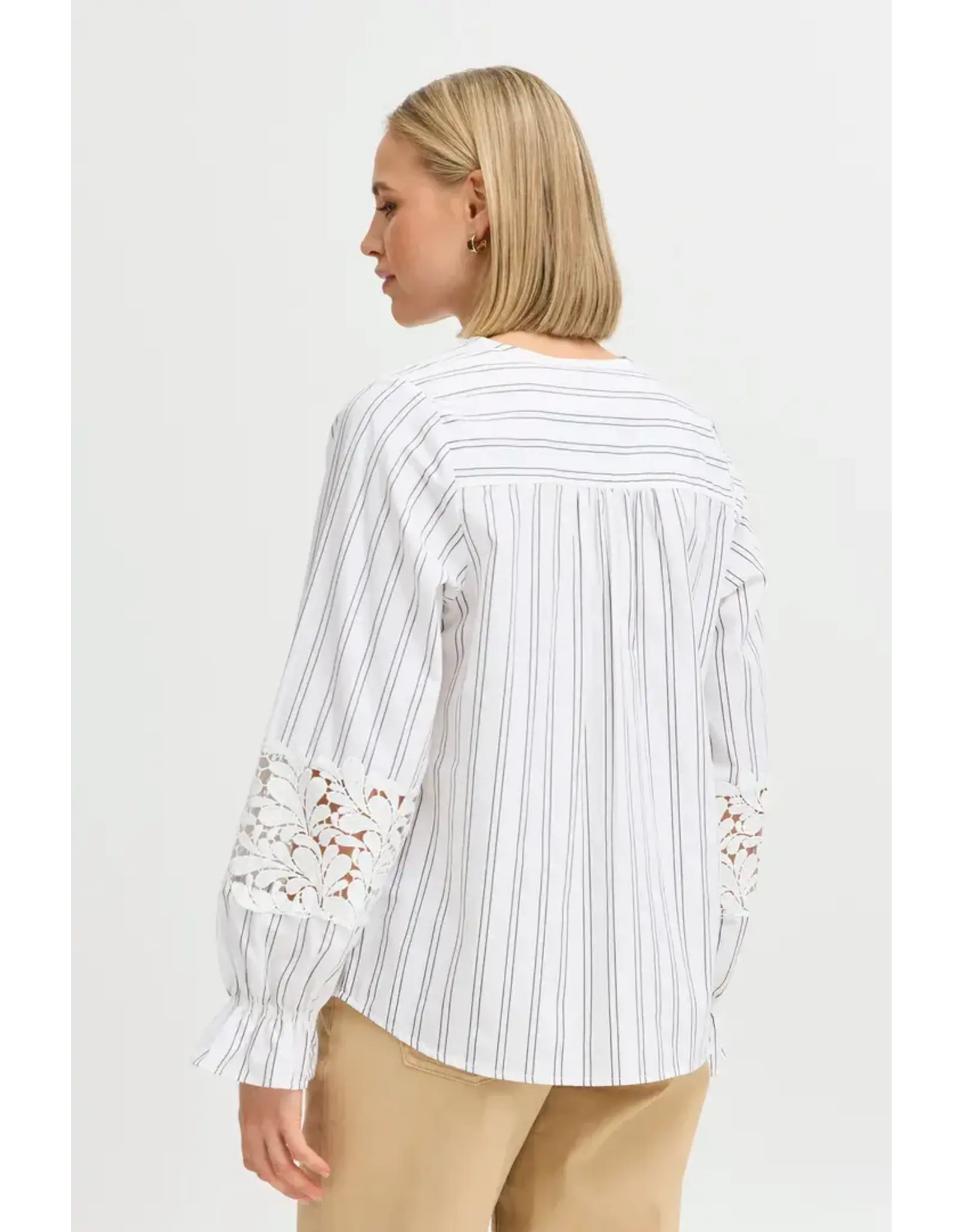 Fransa 34 shirt Fransa 20615467 Frfibe 204498 blanc de blanc aop