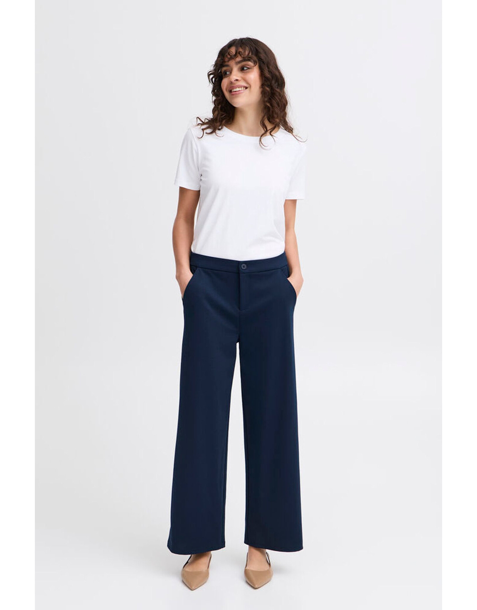 Fransa 34 broek Fransa 20615810 Frblazer 194010 dark peacoat