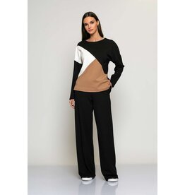 Batida 45 broek Batida breed 2267 black