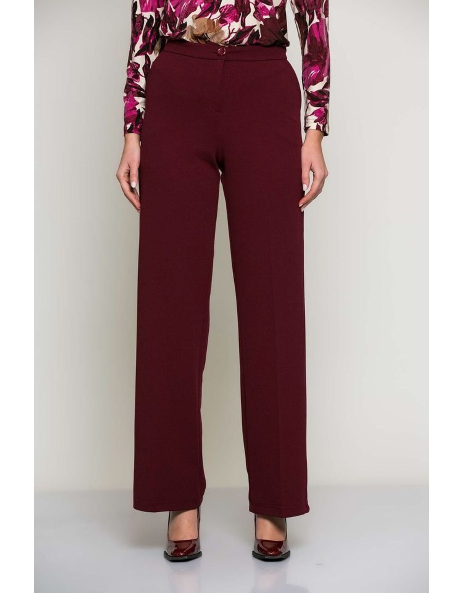 Batida 45 broek Batida recht 2151 burgundy