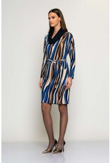 Batida 45 jurk Batida 2204 winter turquise print