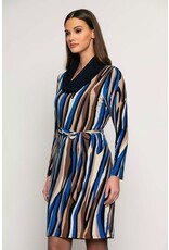 Batida 45 jurk Batida 2204 winter turquise print