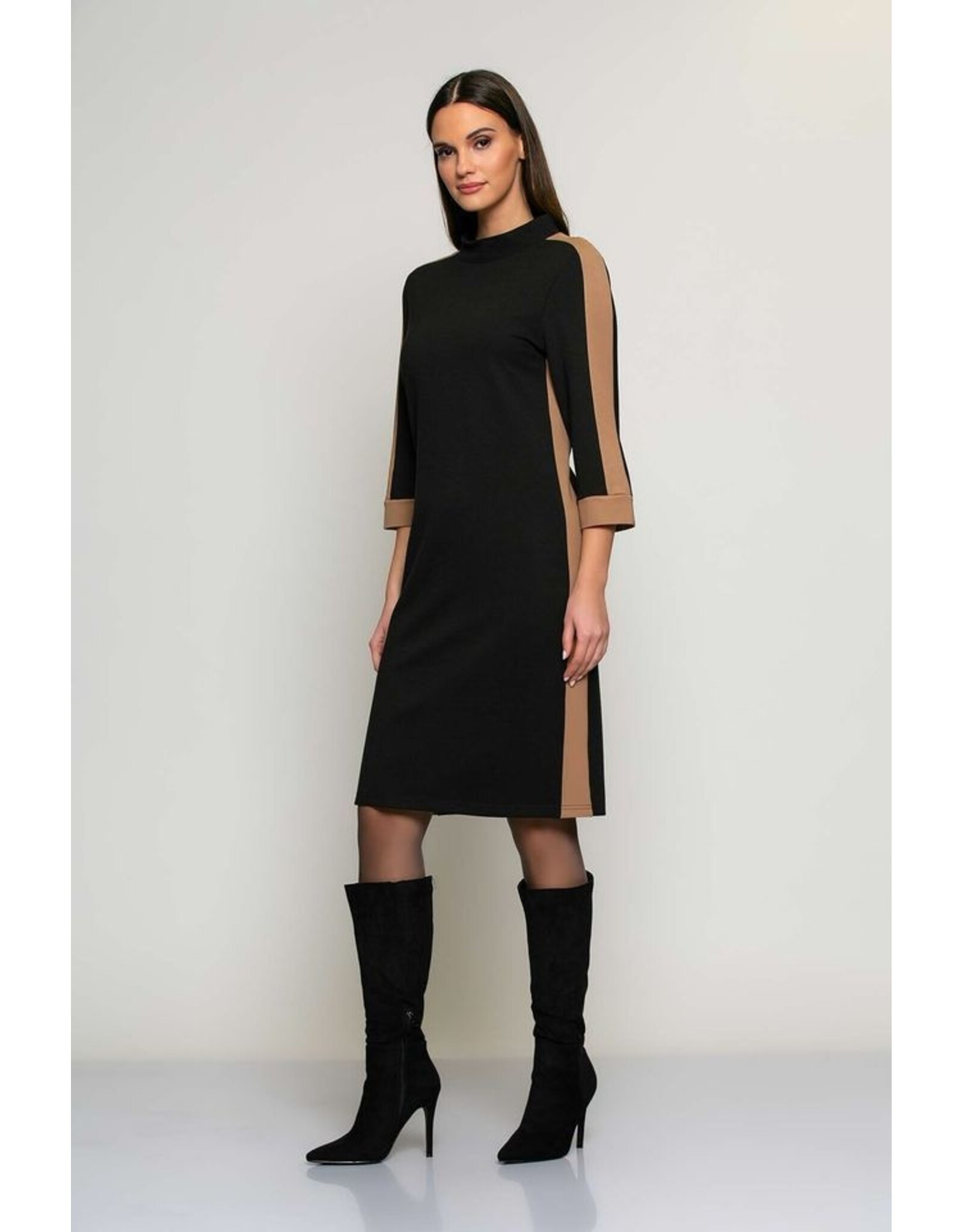 Batida 45 jurk Batida 2264 black-camel