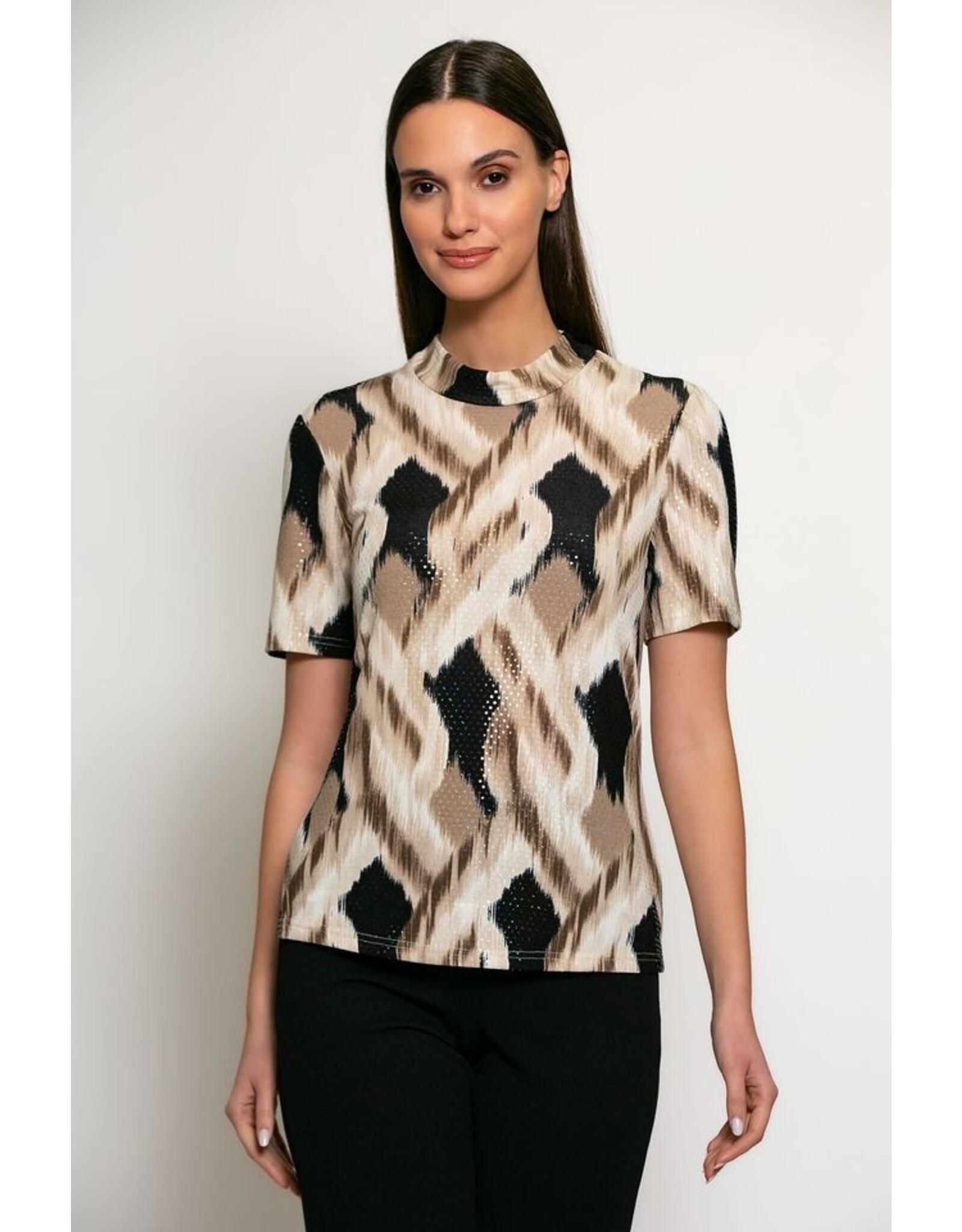 Batida 45 shirt batida 2219 beige glow print