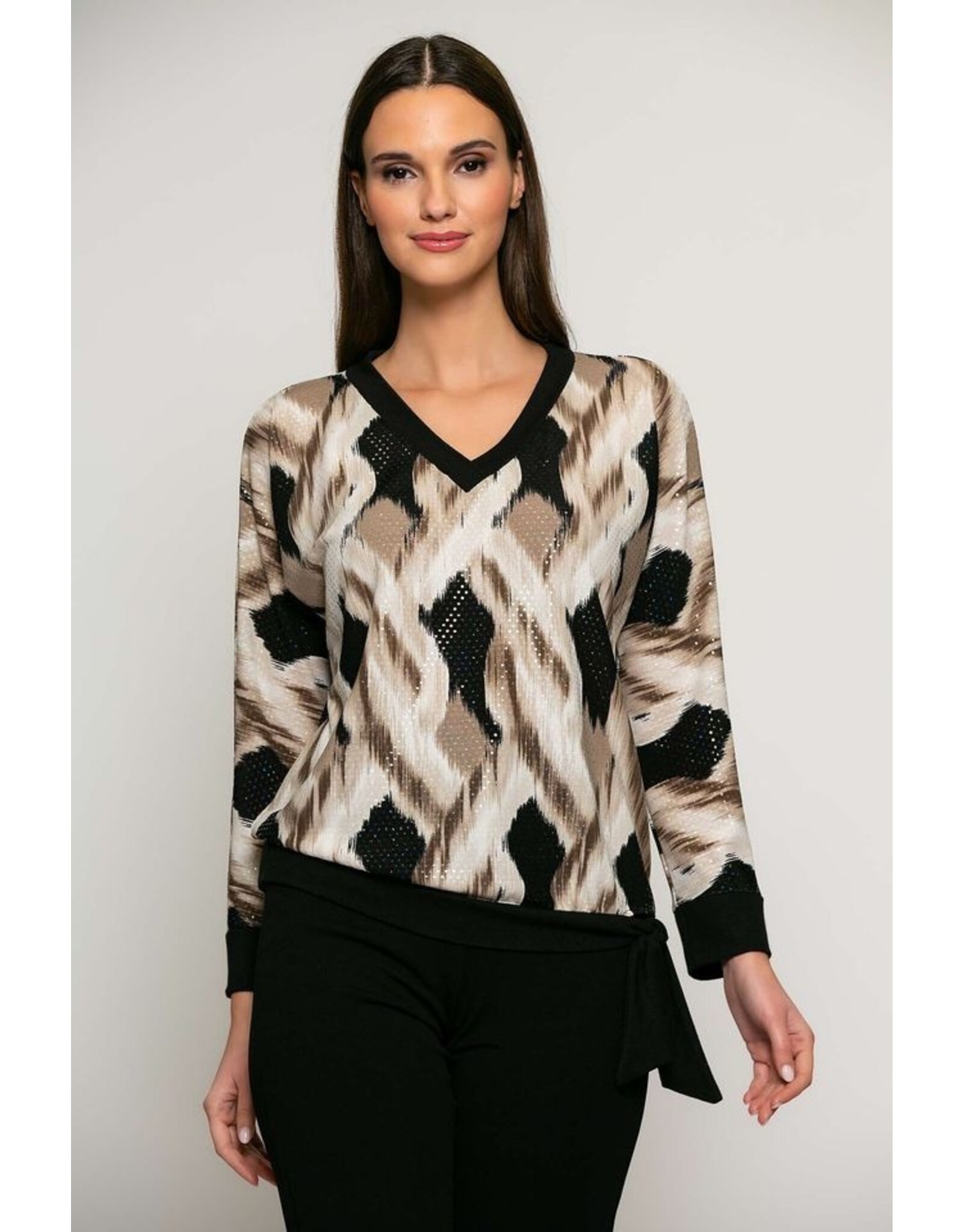 Batida 45 shirt batida 2227 beige glow print