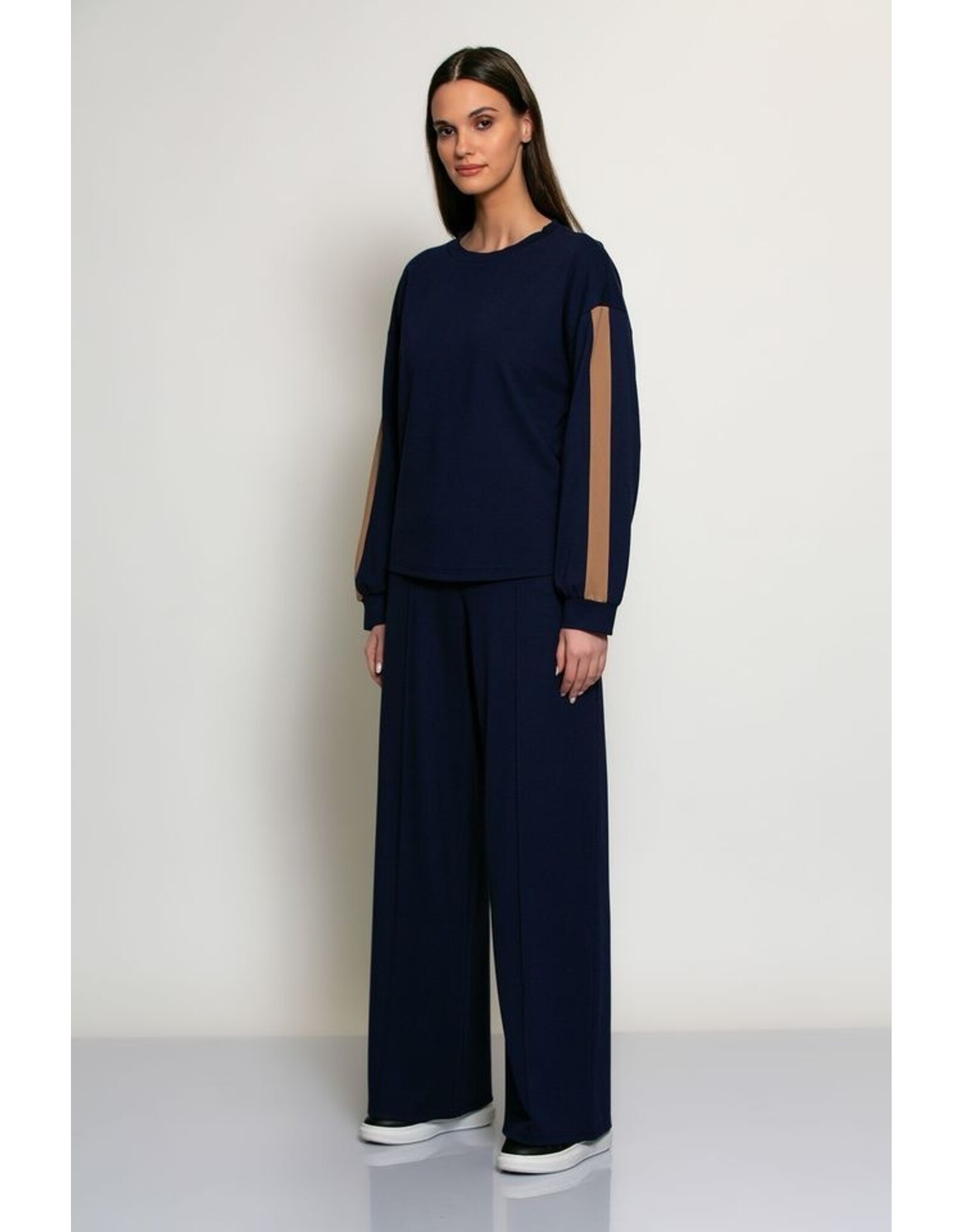 Batida 45 shirt batida 2272 print blue-camel