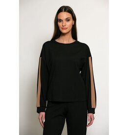 Batida 45 shirt batida 2272 print black-camel