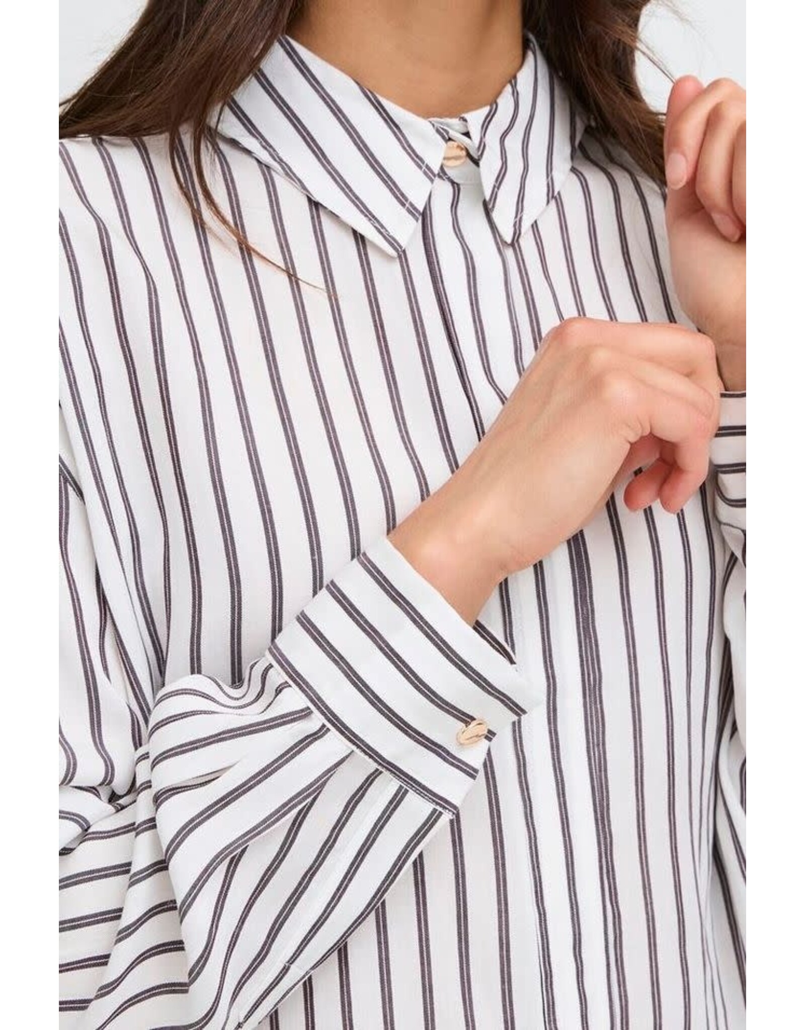 Fransa 34 shirt Fransa 20617097 frviolet 900004931 fudge stipe mix