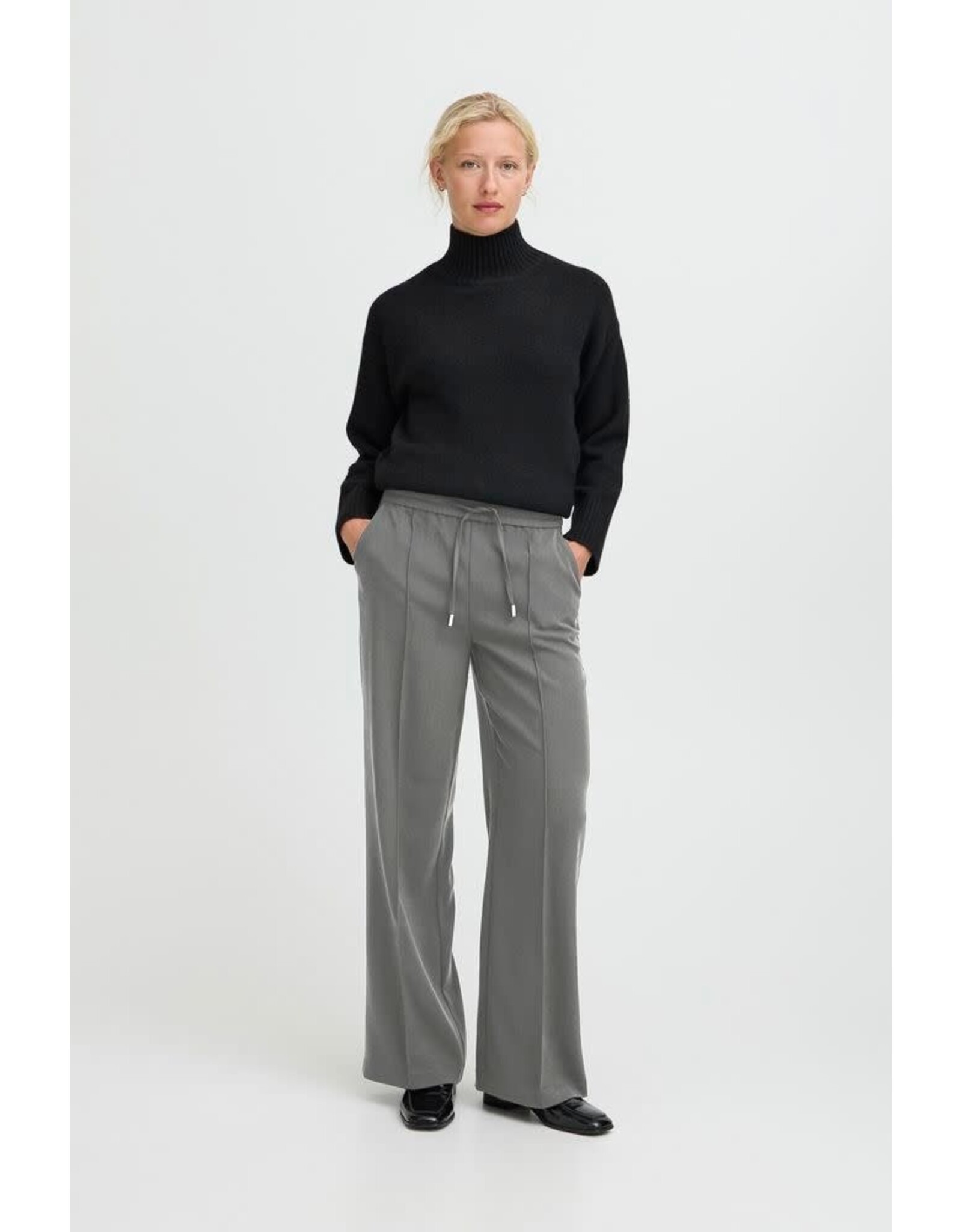 B.Young 44 broek B.young 20818098 byencore 200455 mid grey mel.