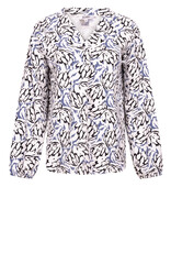 Zoso 89 shirt Zoso merel 3/4 lmw offwhite/navy