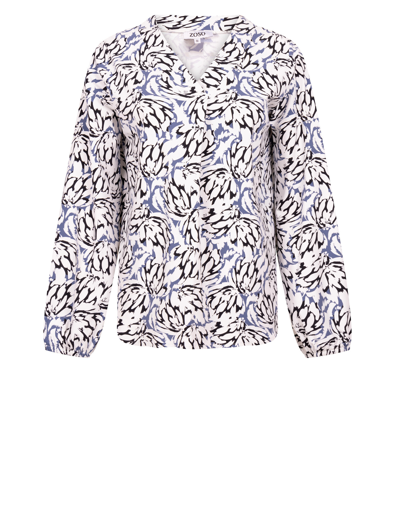 Zoso 89 shirt Zoso merel 3/4 lmw offwhite/navy