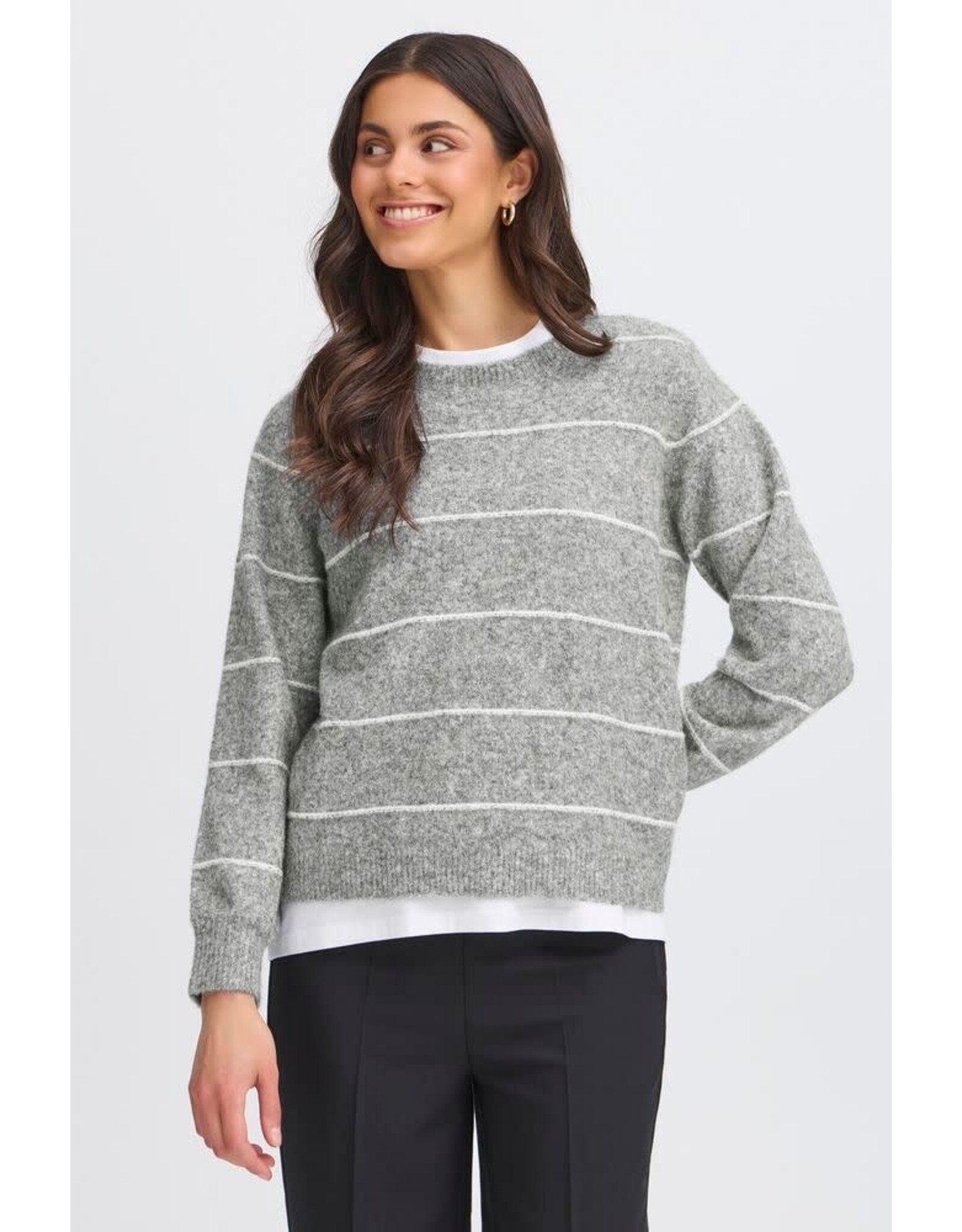 Fransa 34 pull Fransa 20615961 frkendra 200678 asphalt melange