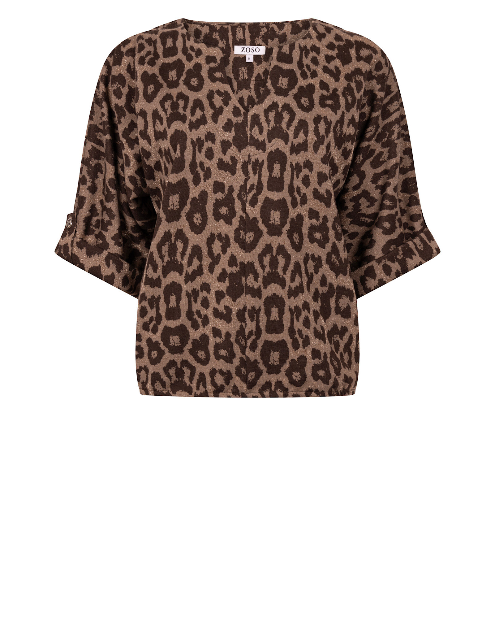 Zoso 89 shirt Zoso Joyce 3/4 mw 0500 animal print