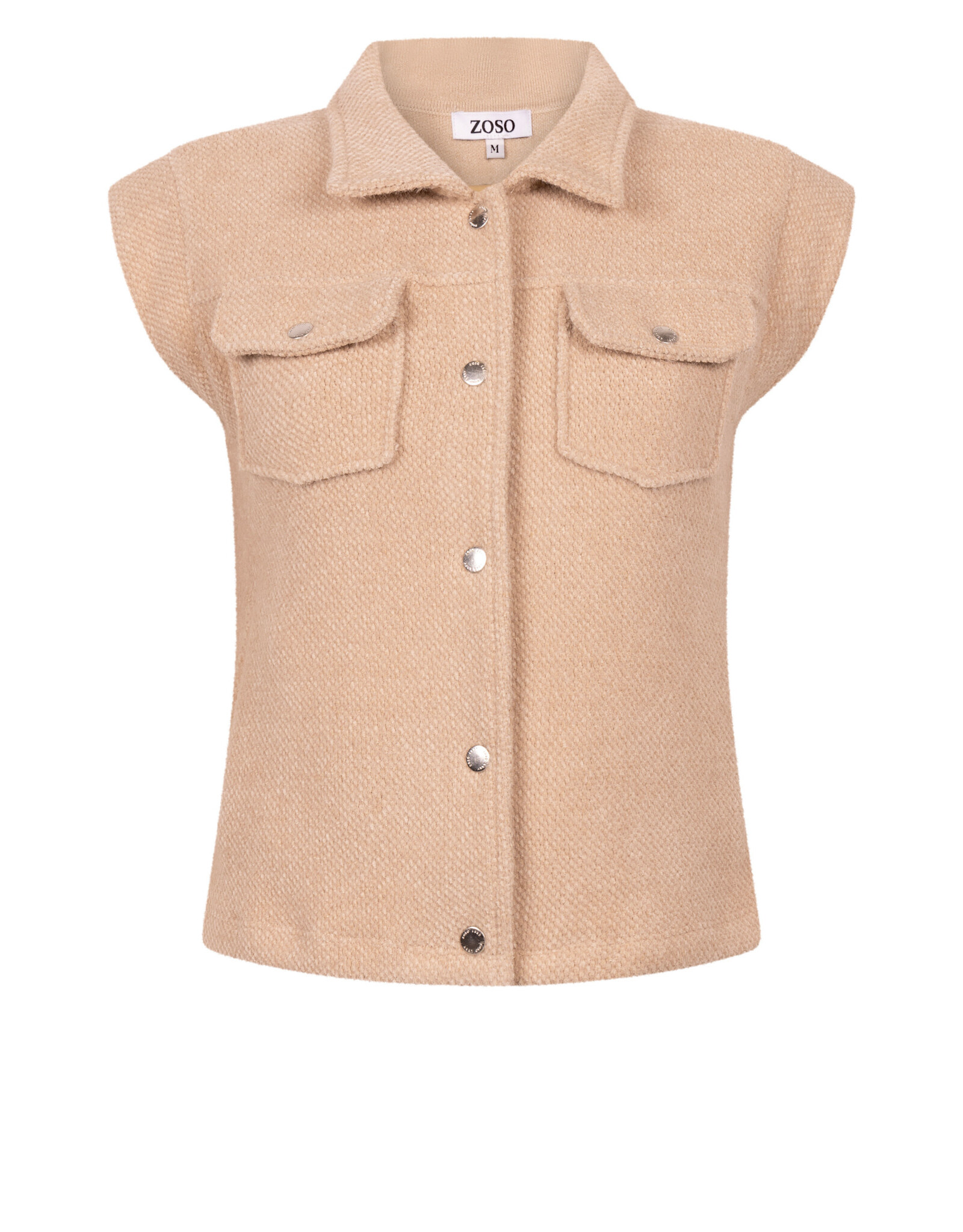 Zoso 89 gilet Zoso 2p knippers 254 melrose 0007 sand