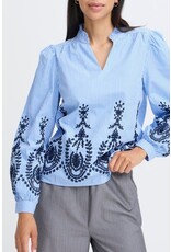 B.Young 44 blouse B.Young 20818918 byxfausta 900007885 li. blue mix