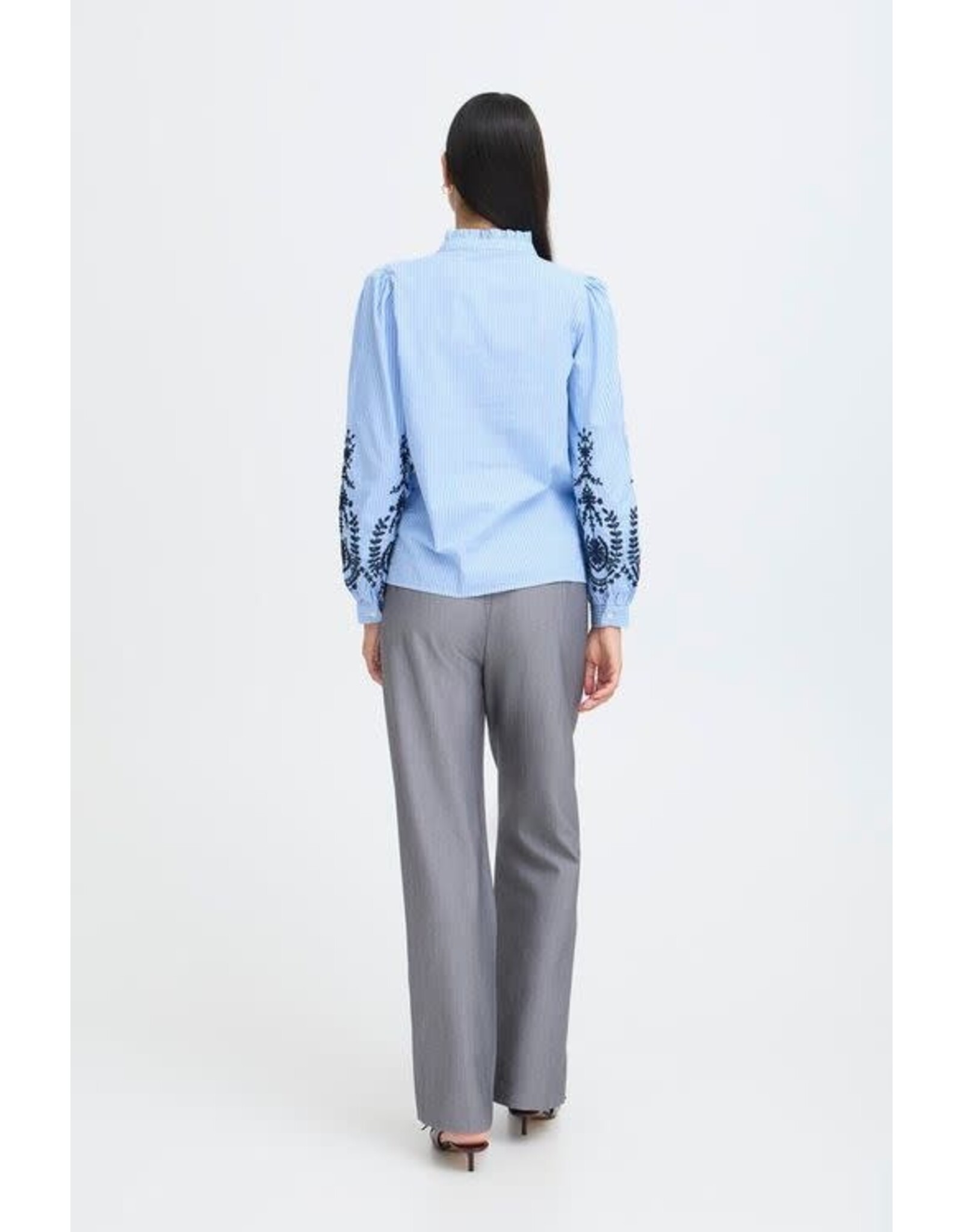 B.Young 44 blouse B.Young 20818918 byxfausta 900007885 li. blue mix