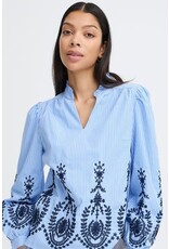 B.Young 44 blouse B.Young 20818918 byxfausta 900007885 li. blue mix