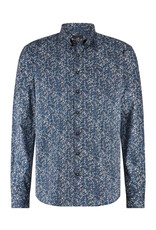 Blue Fields 30 shirt lm Blue Fields 214 45011 5811 kleine print marine +