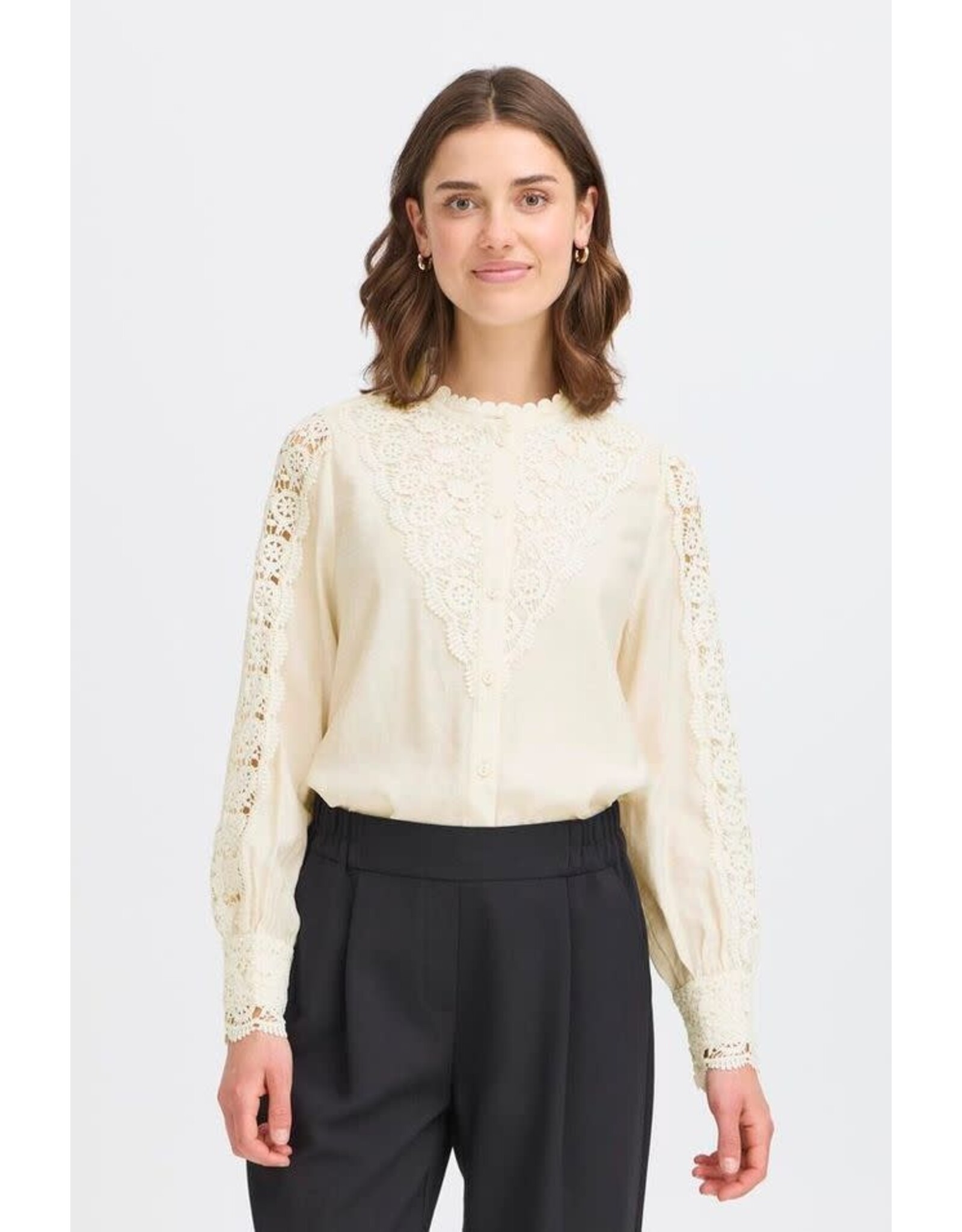 Fransa 34 shirt Fransa 20617033 frblondie 110701 whisper white