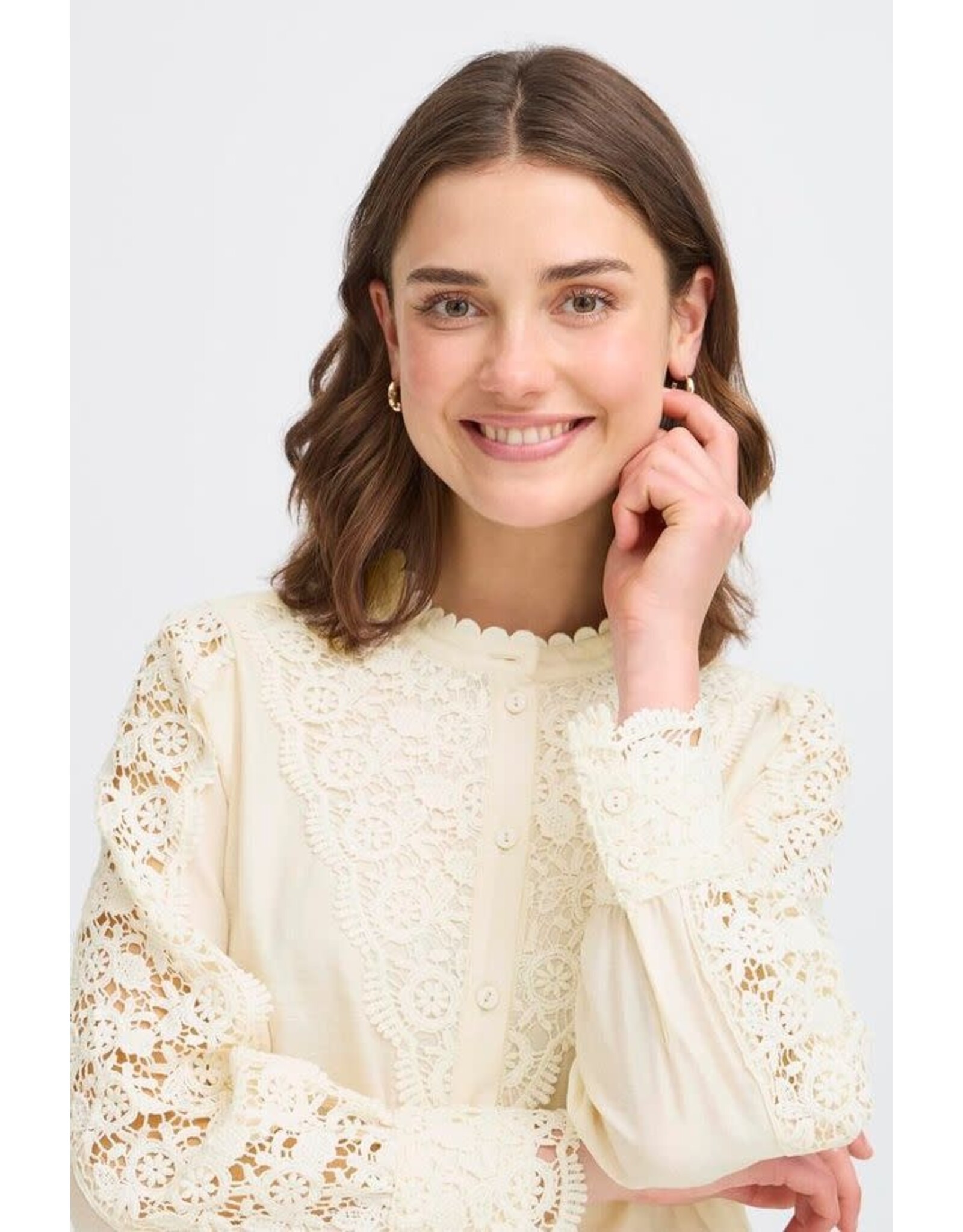 Fransa 34 shirt Fransa 20617033 frblondie 110701 whisper white