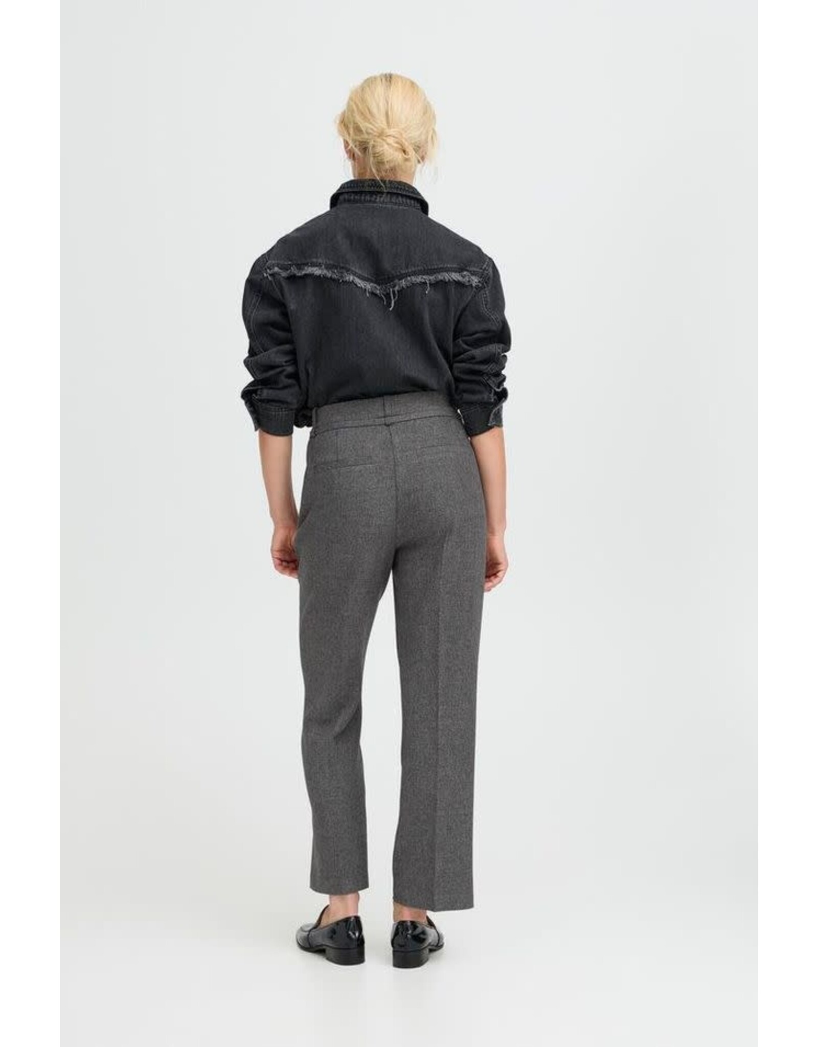 B.Young 44 broek B.young 20818155 byetona 200455 mid grey melange