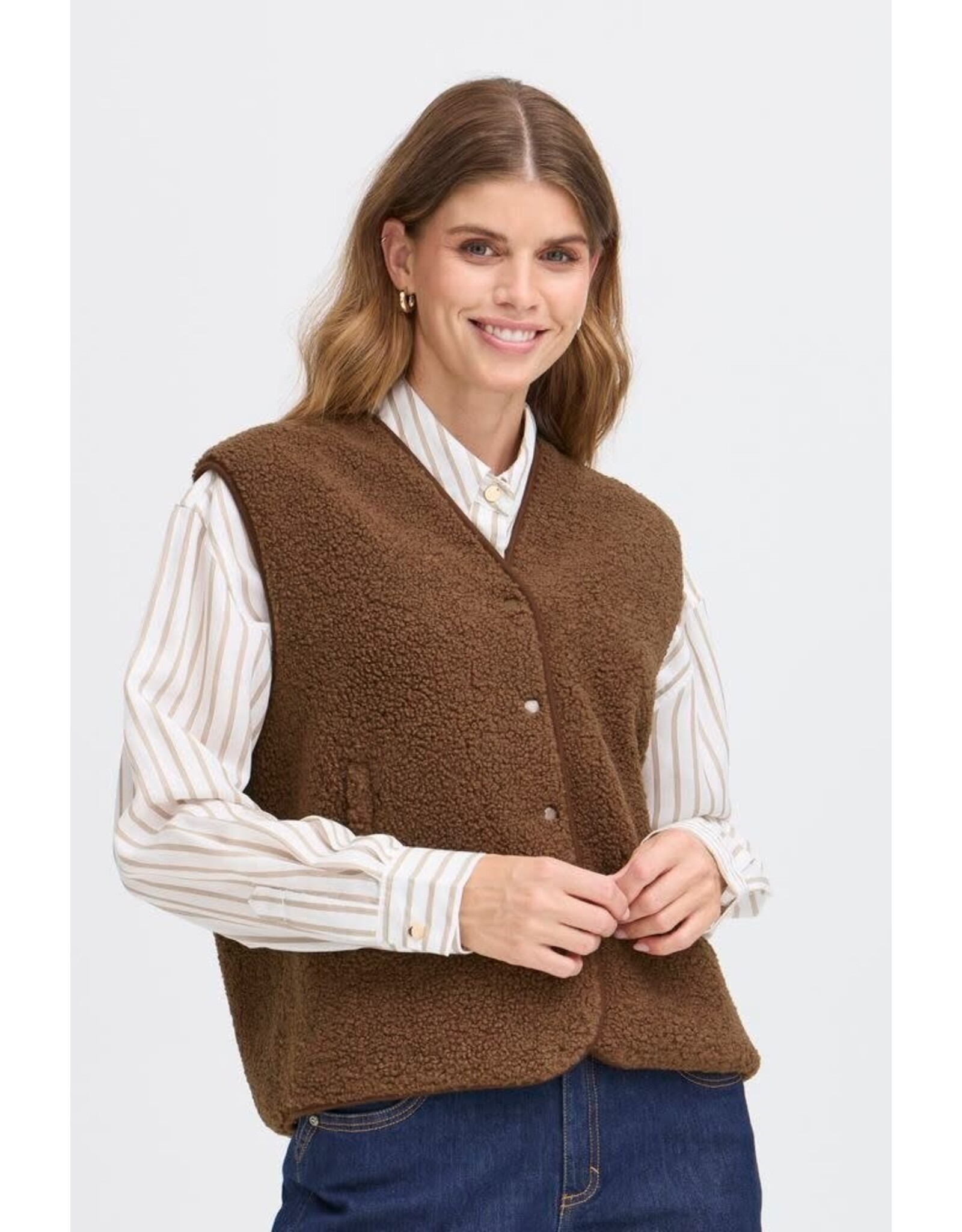 Fransa 34 waistcoat 20617286 frgwynne 191119 brown