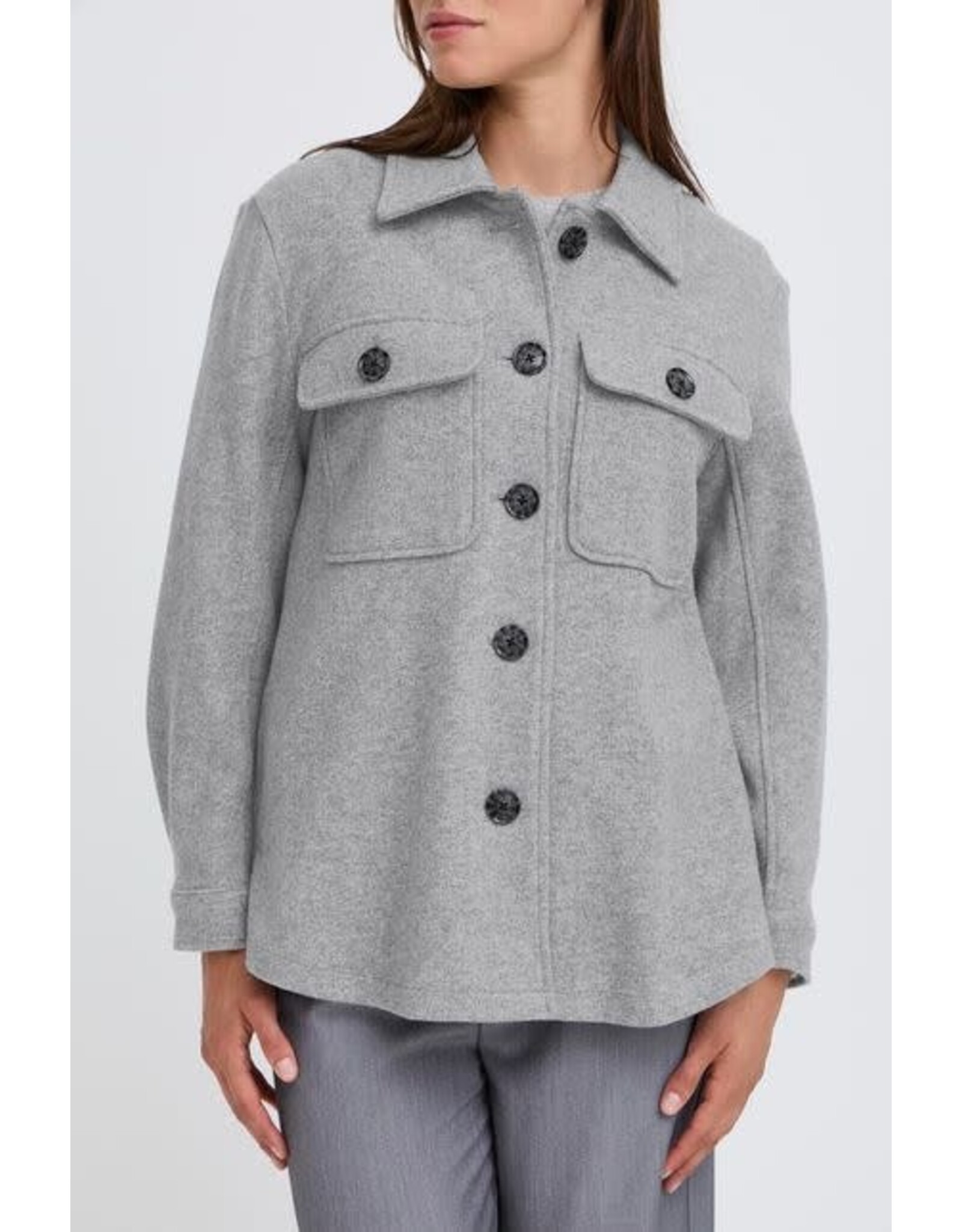 B.Young 44 jacket B-young 20816977 bybondy 200455 mid grey mel.