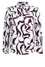 Zoso 89 blouse 2p lmw Zoso Hailey off white/bordeaux