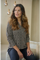 Zoso 89 blouse lmw Zoso Jolene black/camel