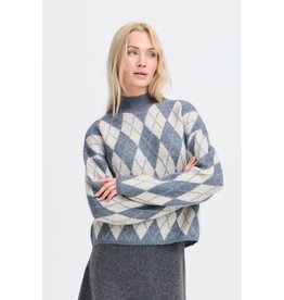 B.Young 44 jumper B.Young 20818116 bynafta argyle 900003263 grey