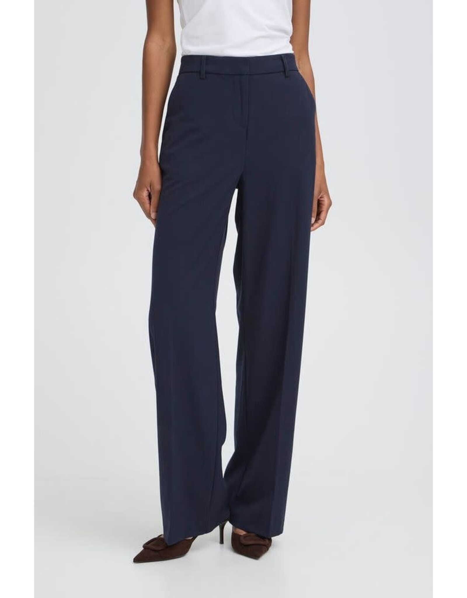 B.Young 44 broek 20806640 B.Young BYDANTA wide leg 194020 copenhagen night