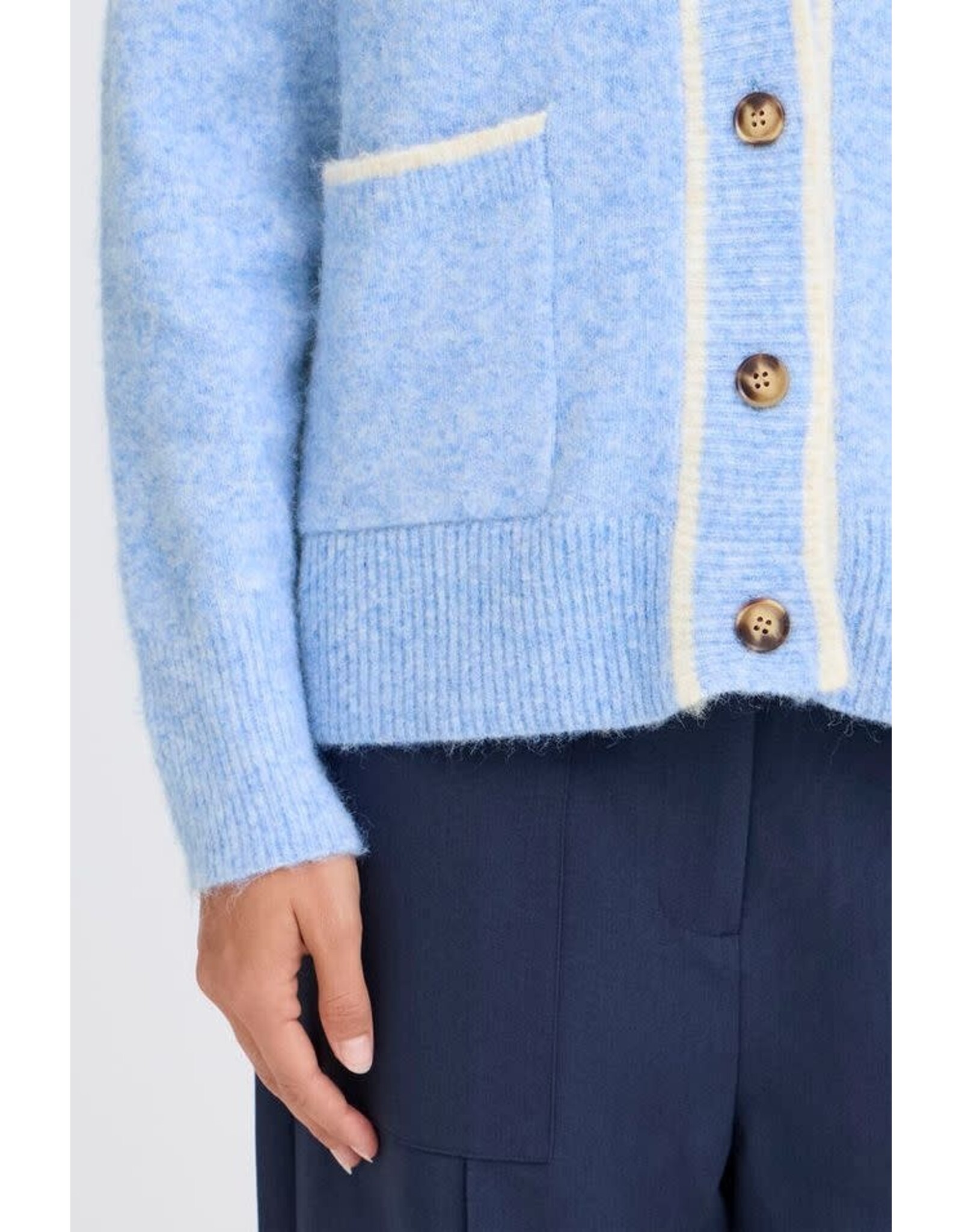 Fransa 34 cardigan Fransa 20617432 frkendra 900004161 blue melange