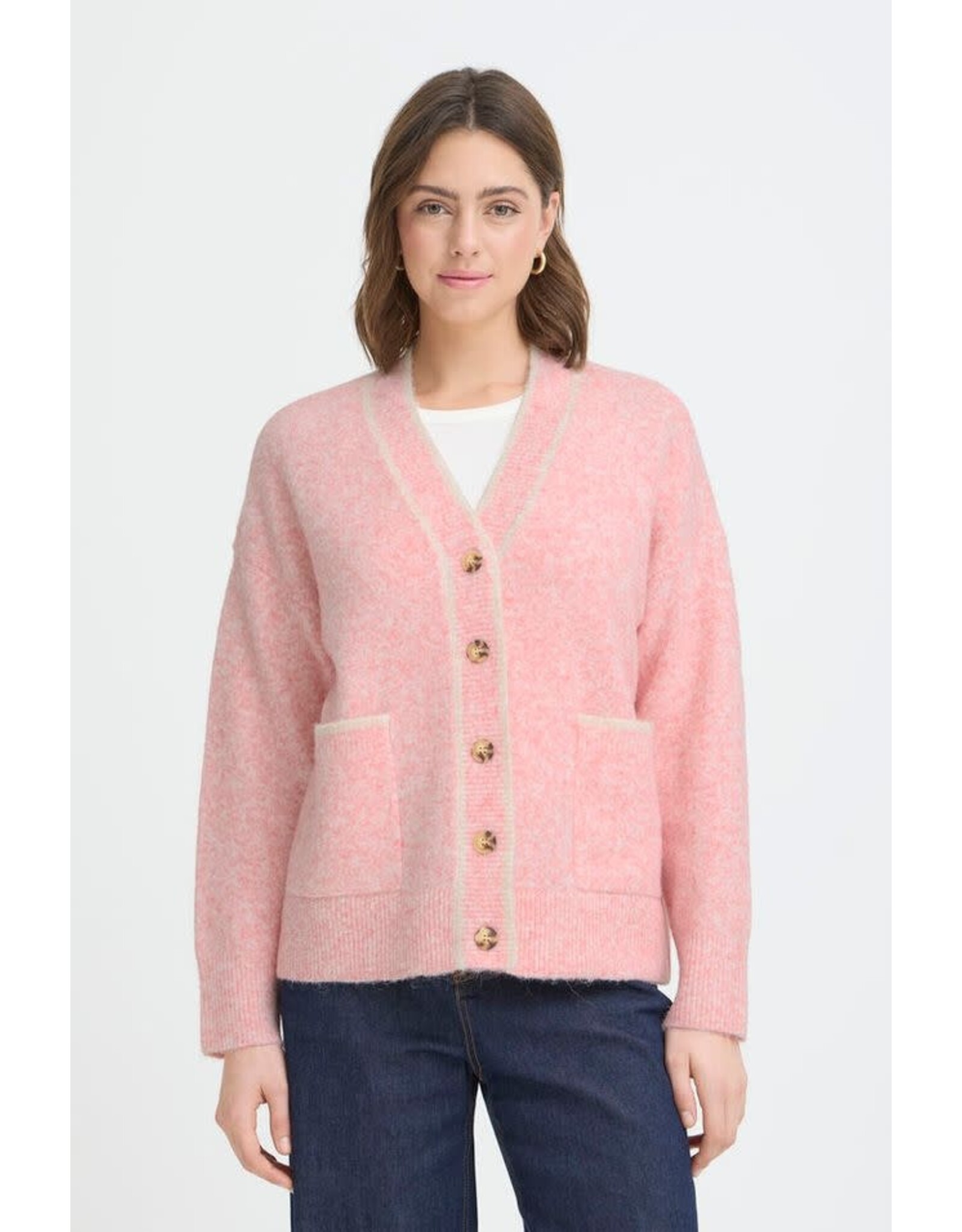 Fransa 34 cardigan Fransa 20617432 frkendra 900004166 rose smoke mel