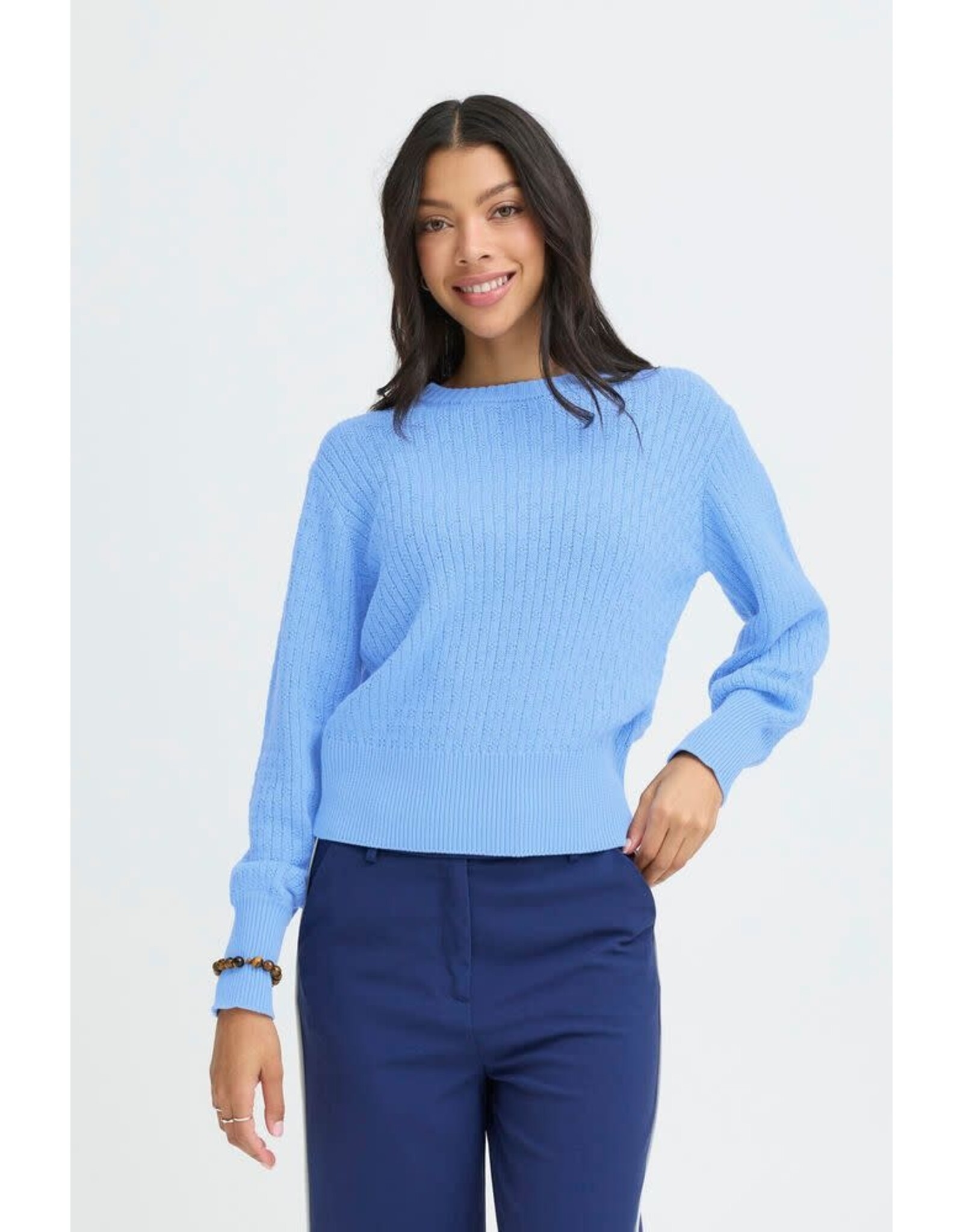 B.Young 44 structure jumper B.Young 20818458 byneram 164020 blue