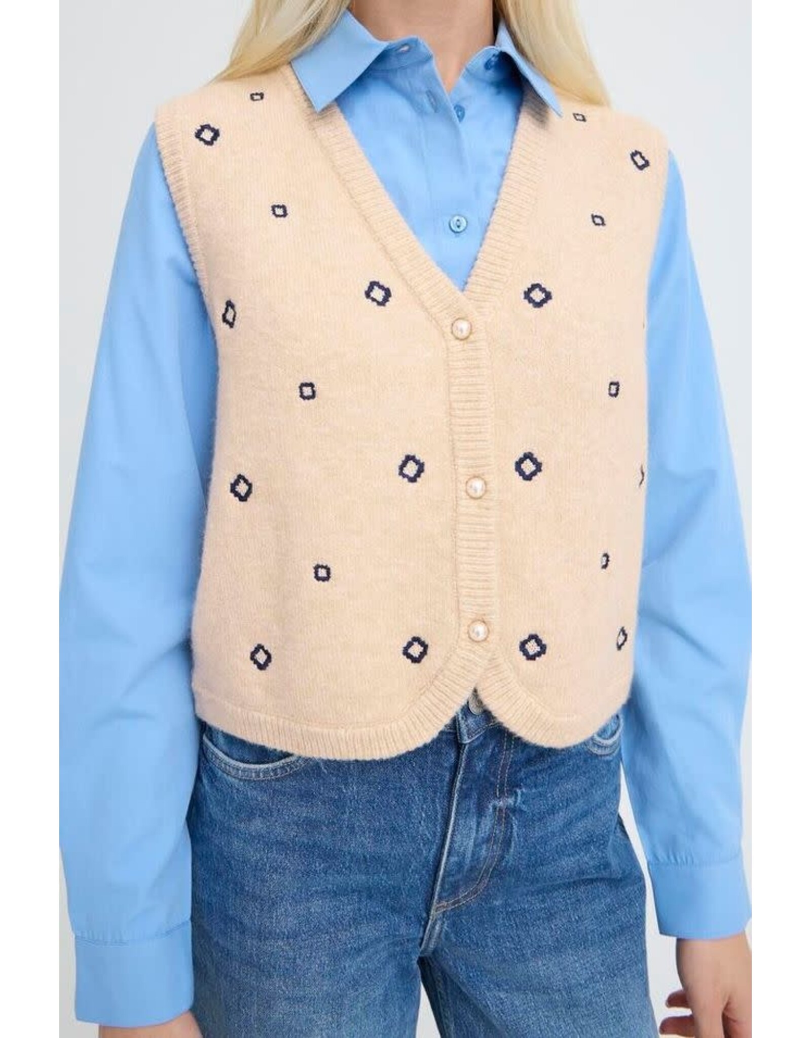 B.Young 44 vest zmw B.Young 20818487 bynadika 900003889 oyster grey geo