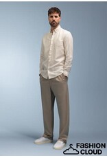 Blue Fields 30 shirt lm Blue Fields 212 36040 1711 greige/wit stripe