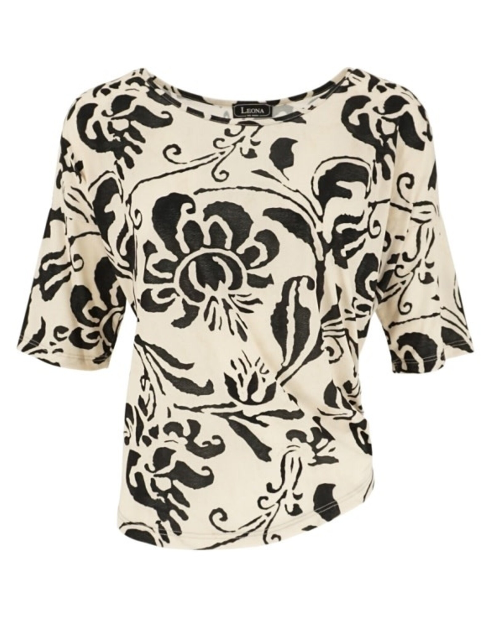 Leona per Donna 41 shirt Leona rh km 261.38.07 print li. beige