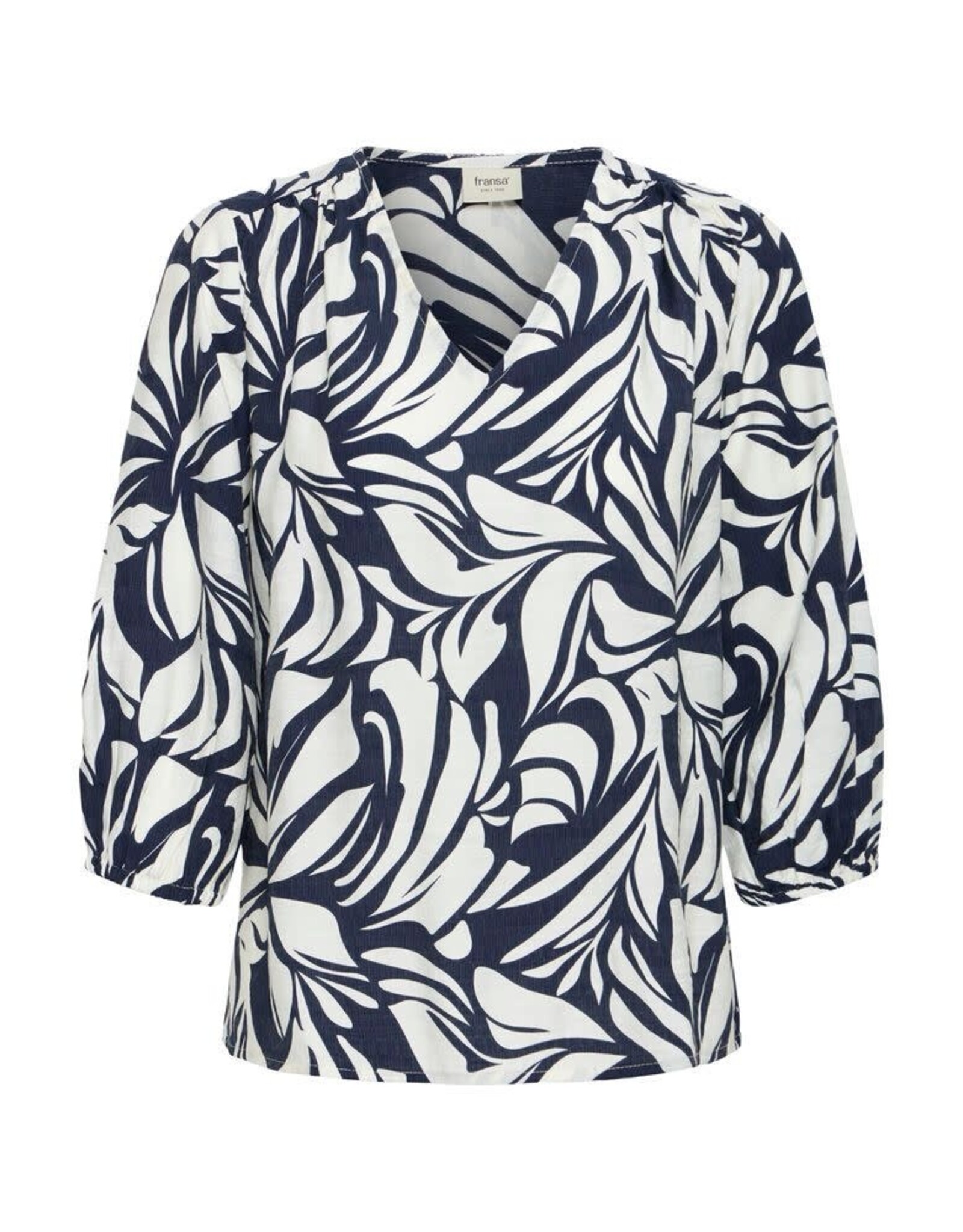 Fransa 34 blouse Fransa 20615424 frariana floral navy