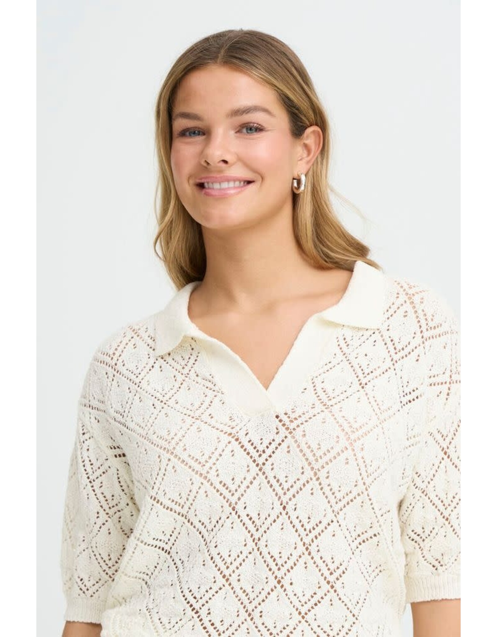 Fransa 34 pull Fransa 20617571 frjessica whisper white