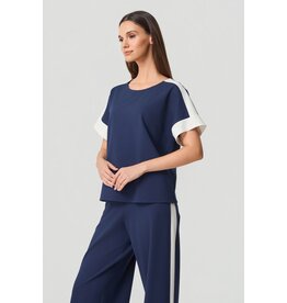 Batida 45 shirt batida 2493 navy blue ecru