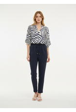 Batida 45 broek Batida 2434 effen navy blue