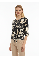 Batida 45 shirt batida 2387 black luxe print