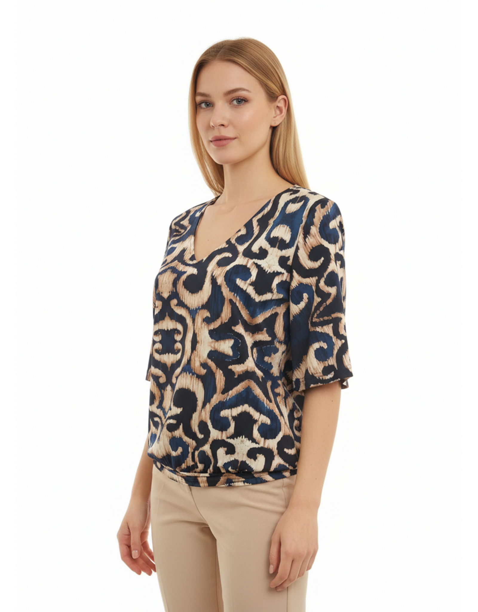 Batida 45 shirt batida 2389 marine harmony print