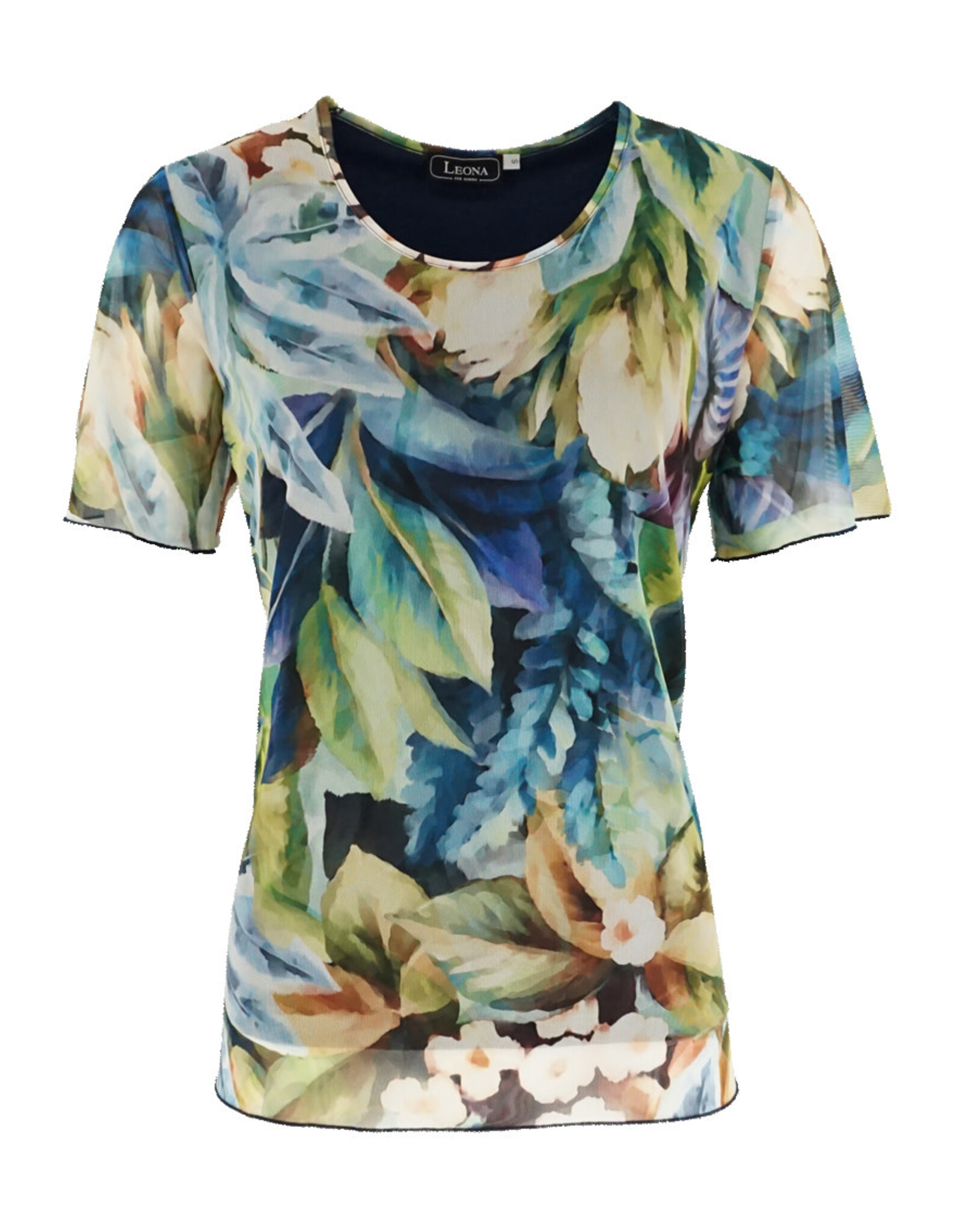 Leona per Donna 41 shirt Leona 261.37.01 mash km rh 70 cobalt