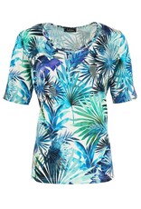 Leona per Donna 41 shirt Leona rh km 261.37.11 print 70 cobalt