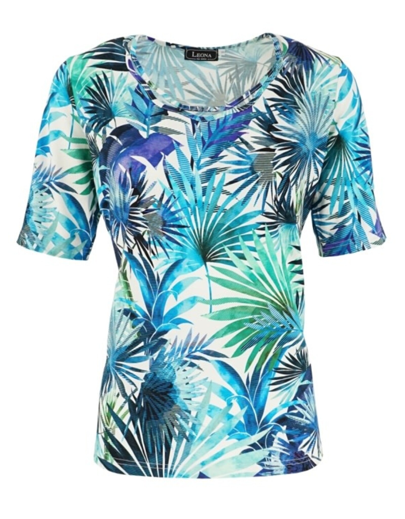 Leona per Donna 41 shirt Leona rh km 261.37.11 print 70 cobalt